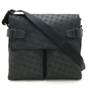 Dunhill D8 Leather Shoulder Bag Black